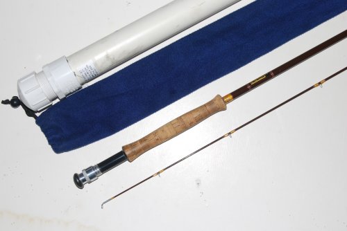 86 HARDY JET. No. 2. Glass. 2/1. 4 1/2 oz. #6 line. in bag & plastic. tube.
